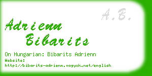 adrienn bibarits business card